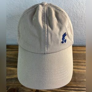 Authentic Disney Parks Tan Adjustable Hat Cap Embroidered Mickey Mouse Unisex